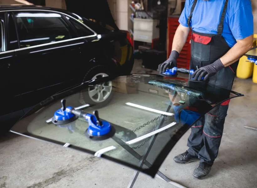 preparing windshield for replacement