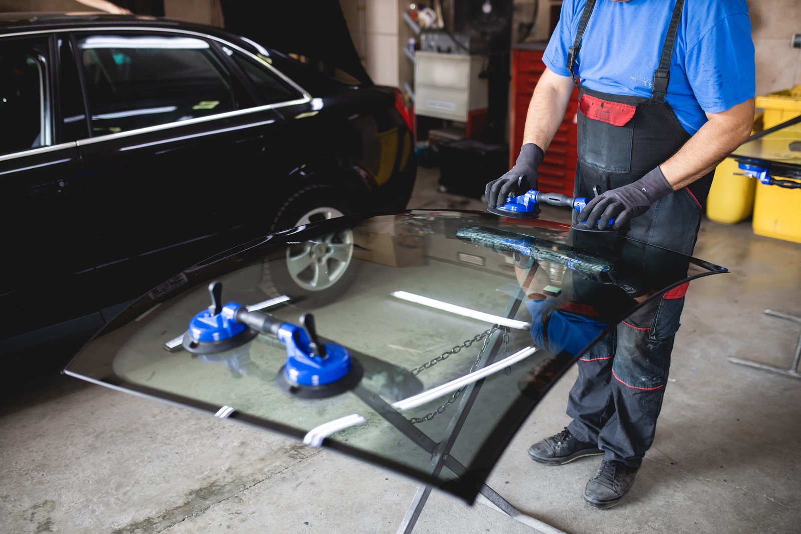 preparing windshield for replacement